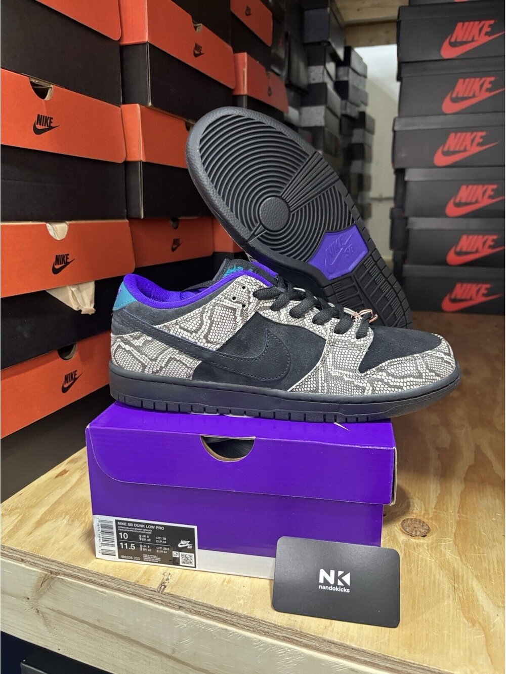 Nike SB Dunk Low Pro 'Deshawn Jordan Copperhead' IB6208-200 BRAND NEW MENS SZ 10